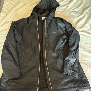 Columbia Black Hooded Jacket